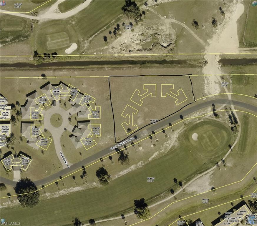 Aerial view of property's location