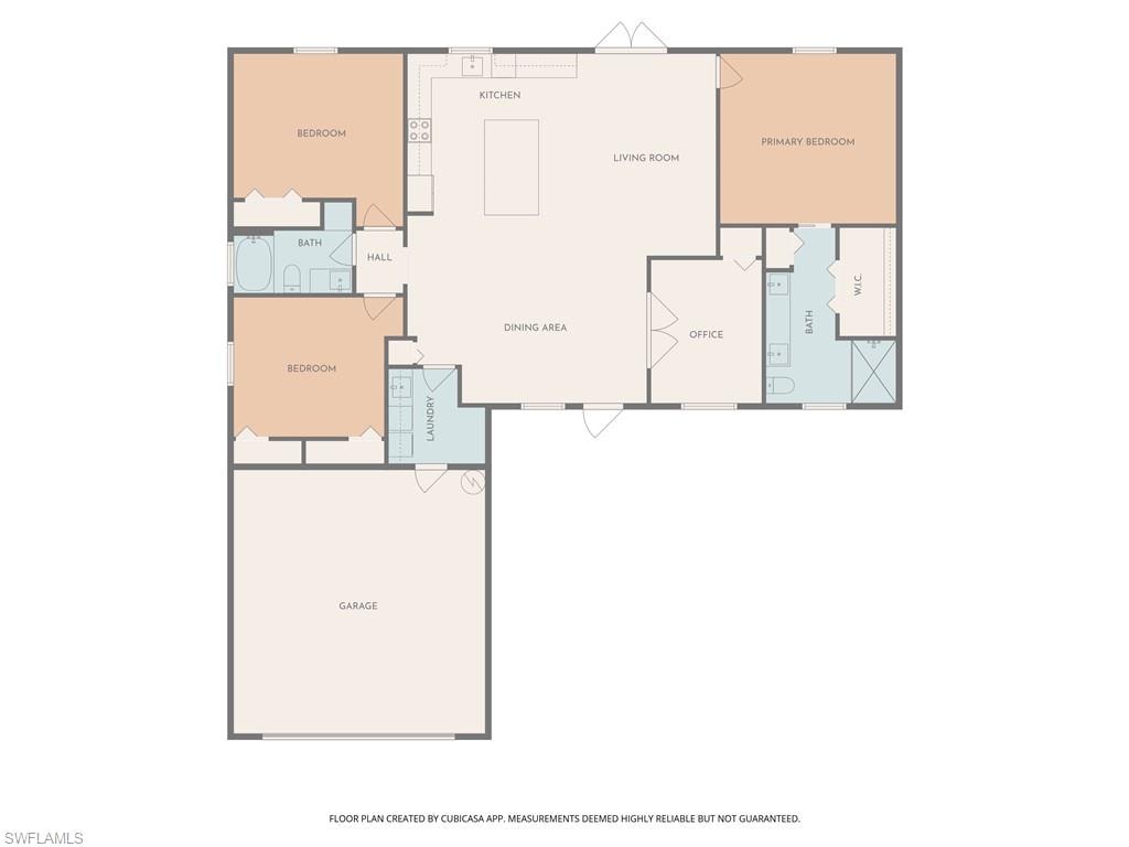 View of room layout