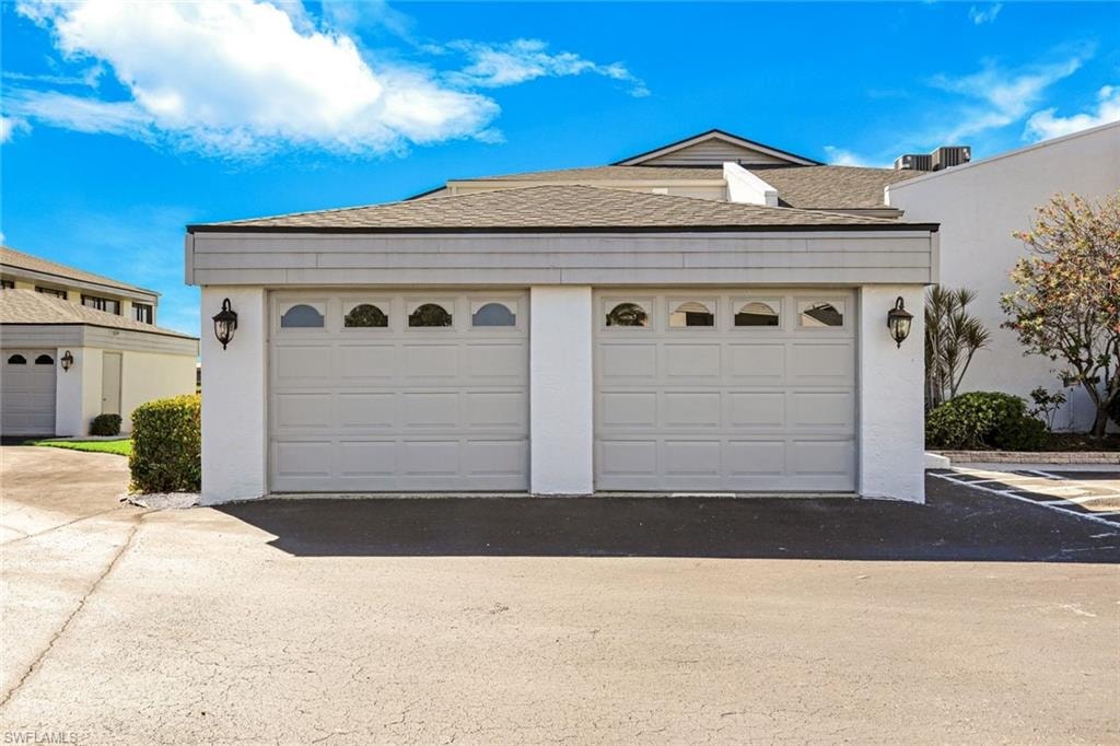 Garage on Left Side, Newly Painted Inside