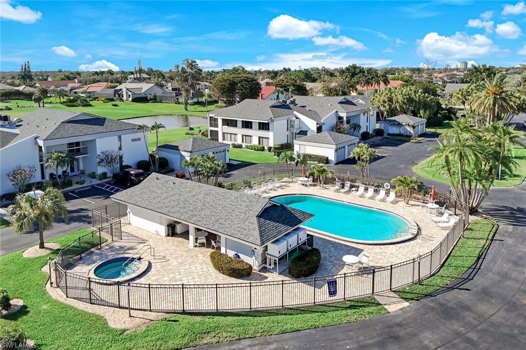 Aerial of the Waters Edge Pool Complex