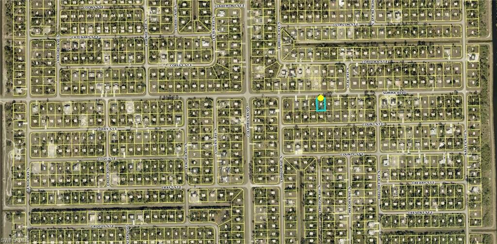 Aerial overview of property's location