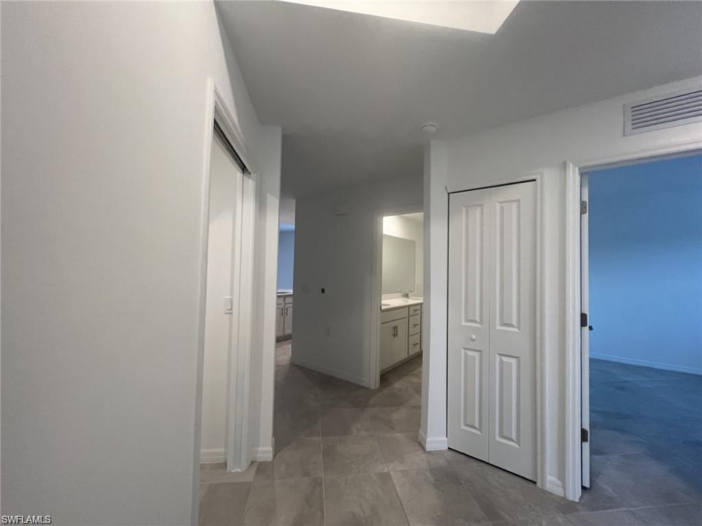 Entry Hall with baseboards