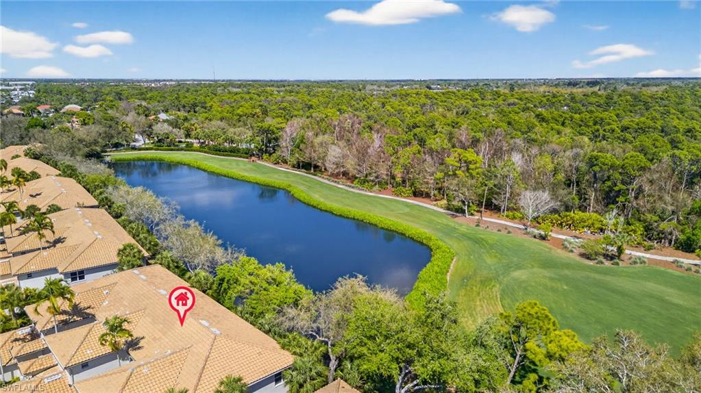 Aerial perspective  featuring a golf course