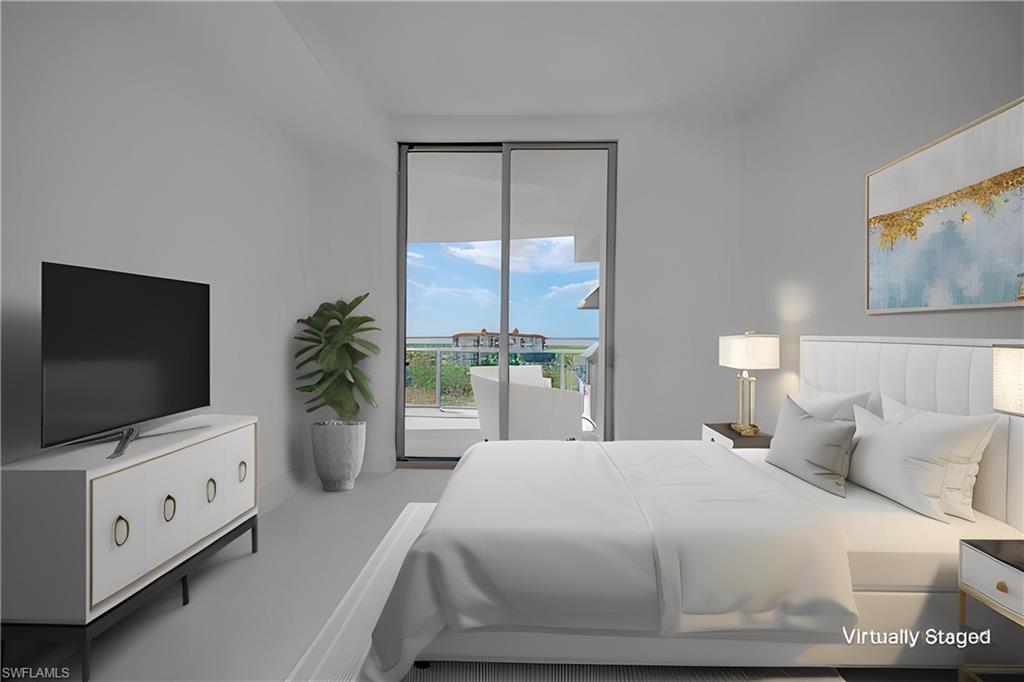 Bedroom featuring access to exterior