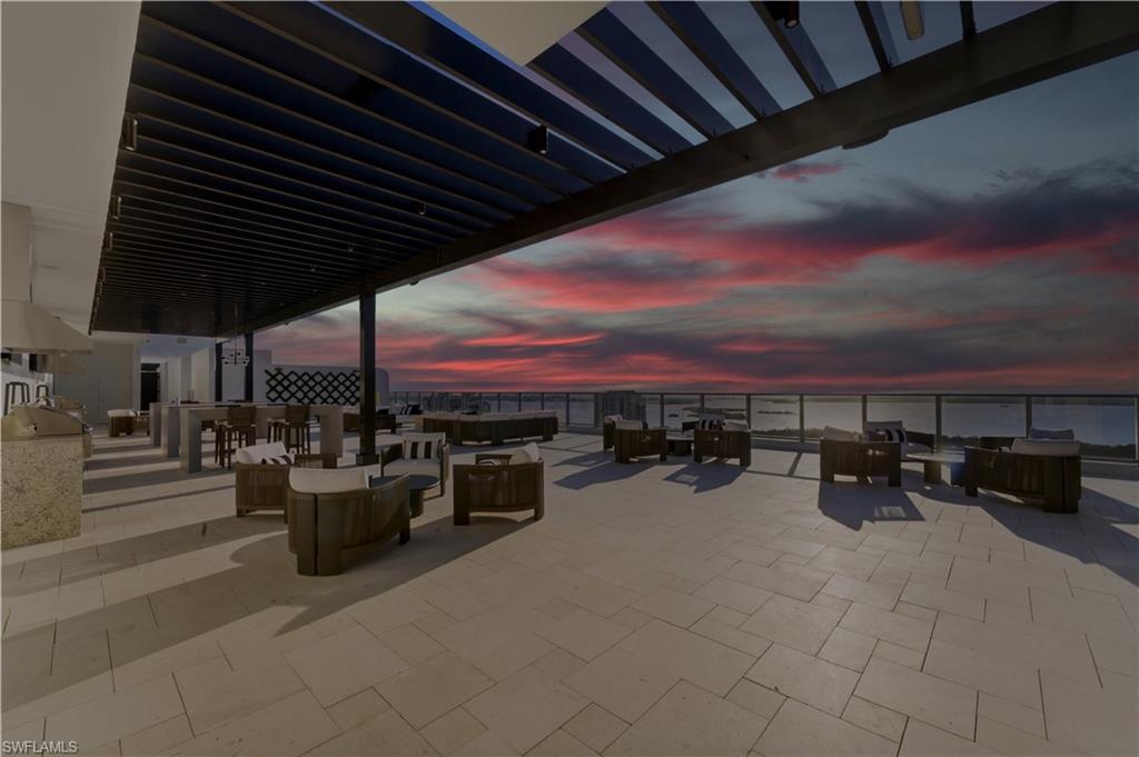 Rooftop sunset