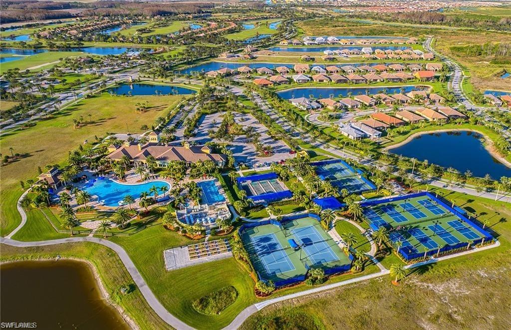 Drone / aerial view of a Amenities