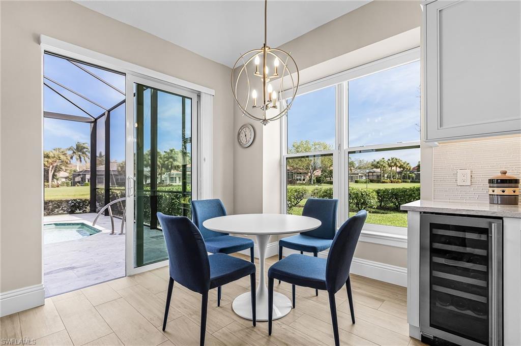 Eat In Kitchen with generous views and ample natural light