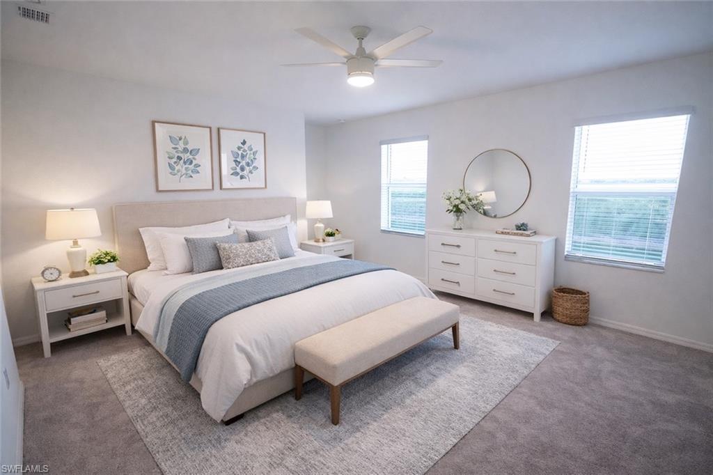 Master Bedroom - Virtual Staged