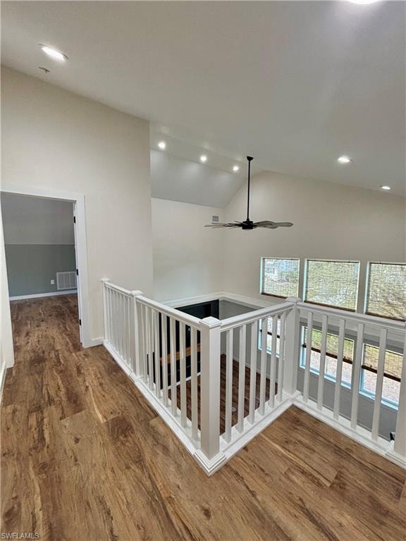 Loft overlooking the Living room and entering Master Bedroom