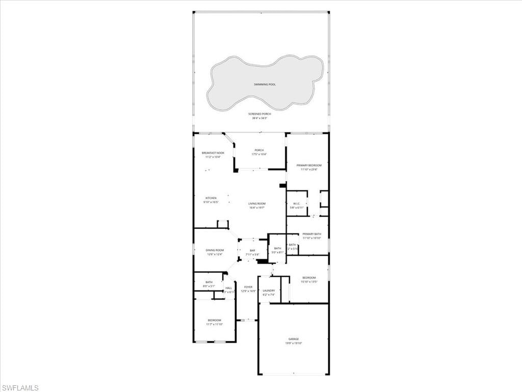 View of room layout