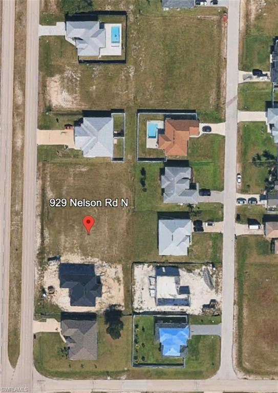 Aerial map of property and surrounding area