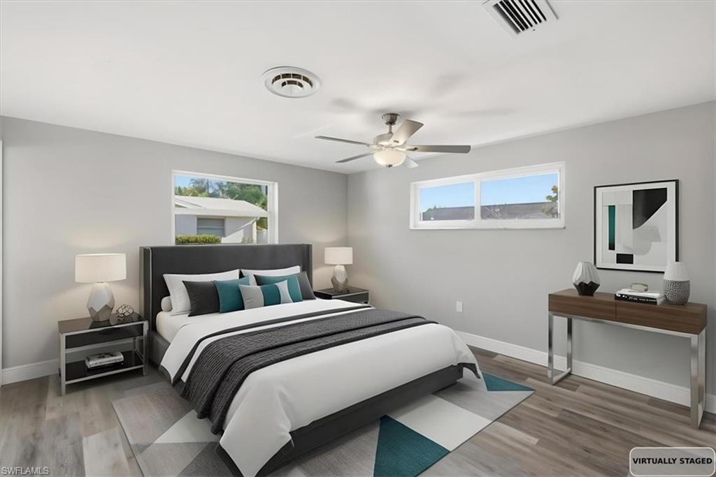 master Bedroom virtually staged
