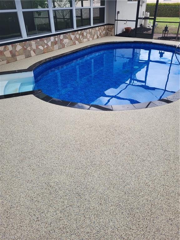 new texture around pool