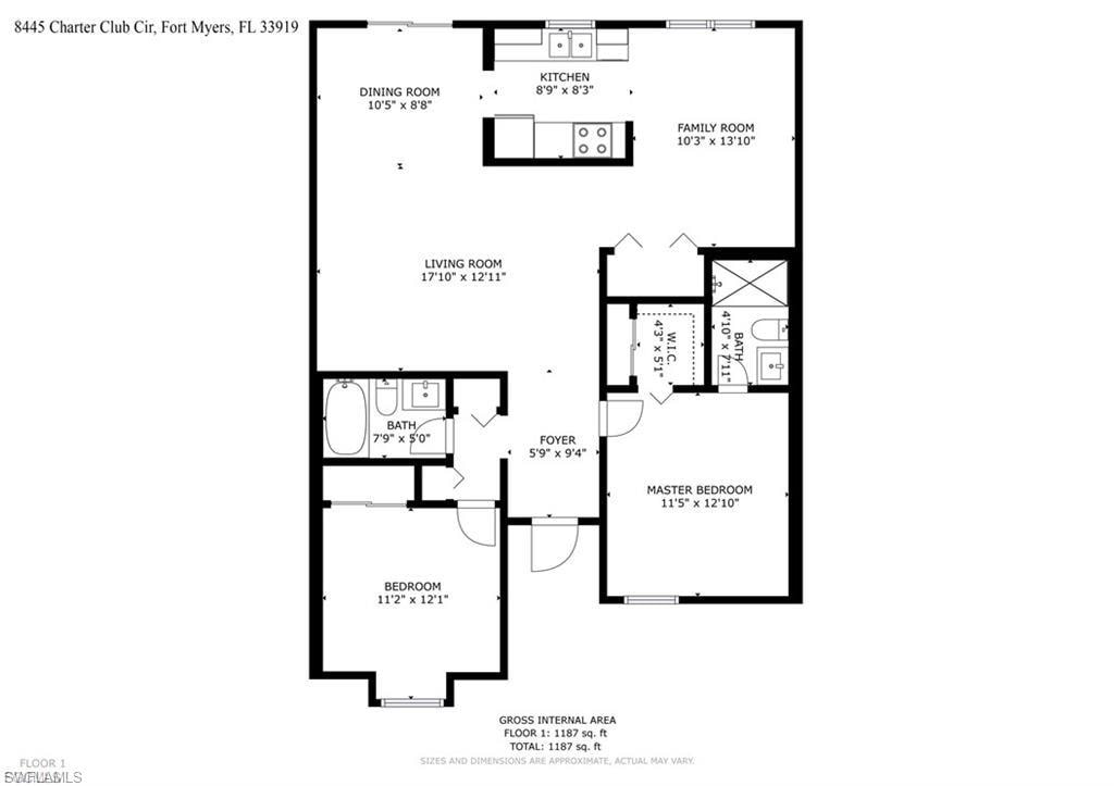 View of floor plan / room layout