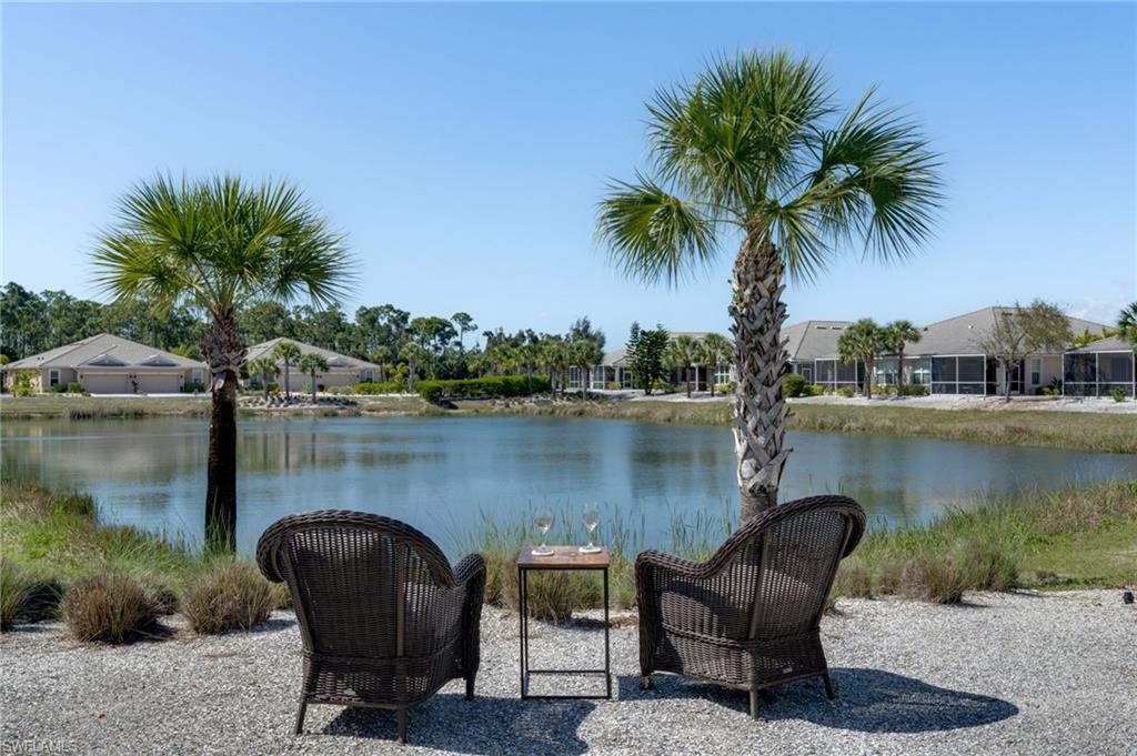 Water view with nearby suburban area