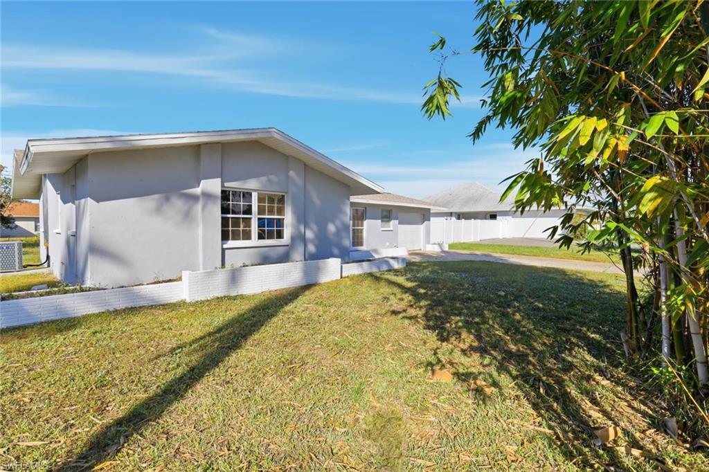 View of home's exterior with stucco siding
