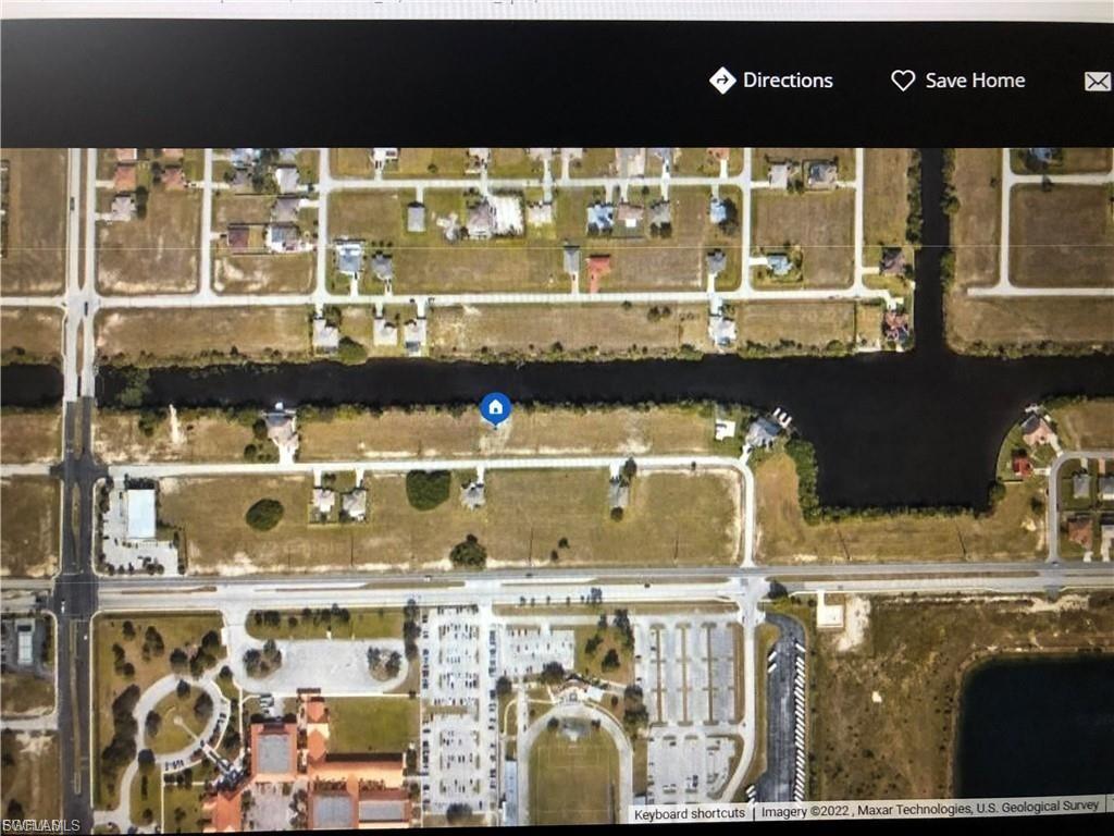 Aerial view of property's location