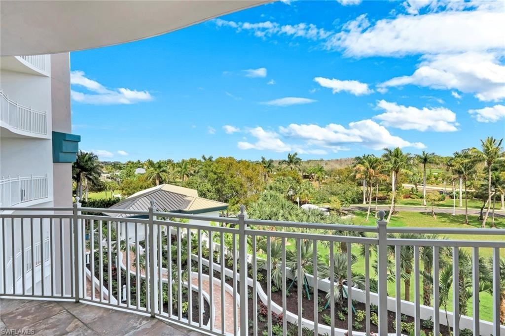 East balcony overlooking Kinsale Golf Club