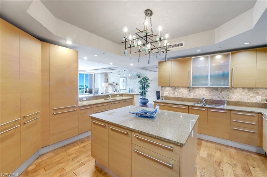 finest Italian Snaidero Cabinetry, stainless hardware, Quartz tops and Wood Plank floors