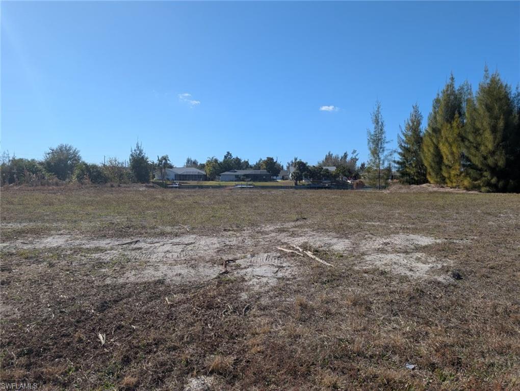 View of yard featuring a view of countryside