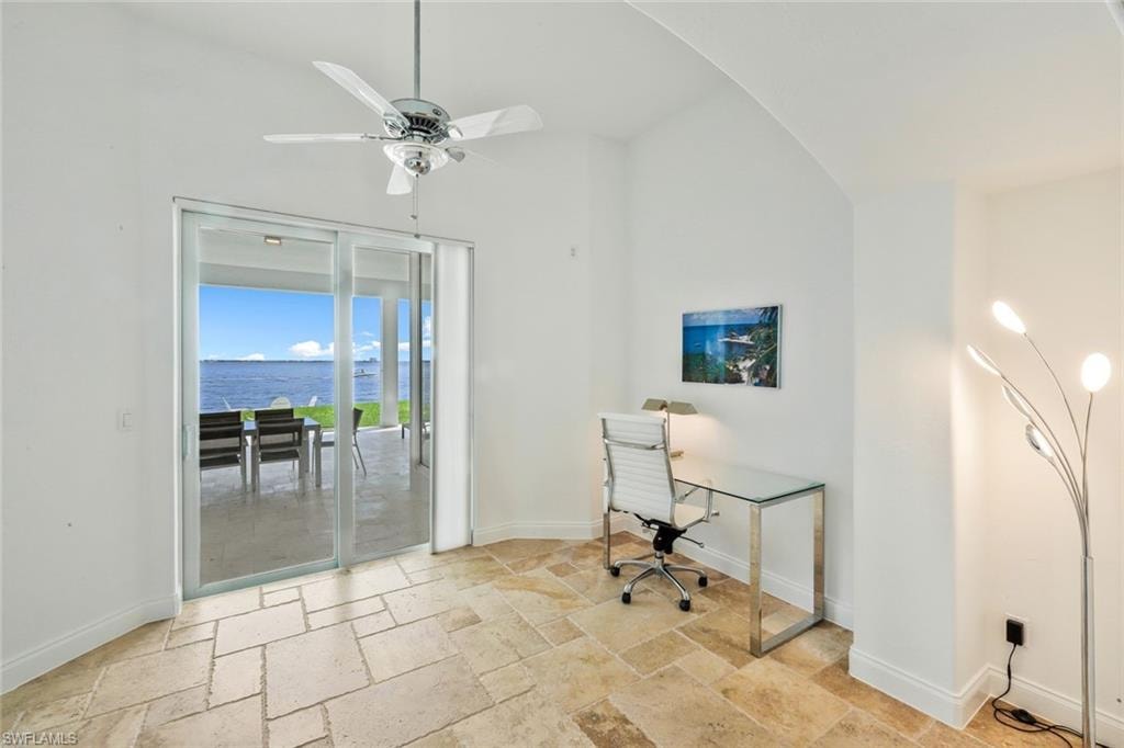 first floor - office/den