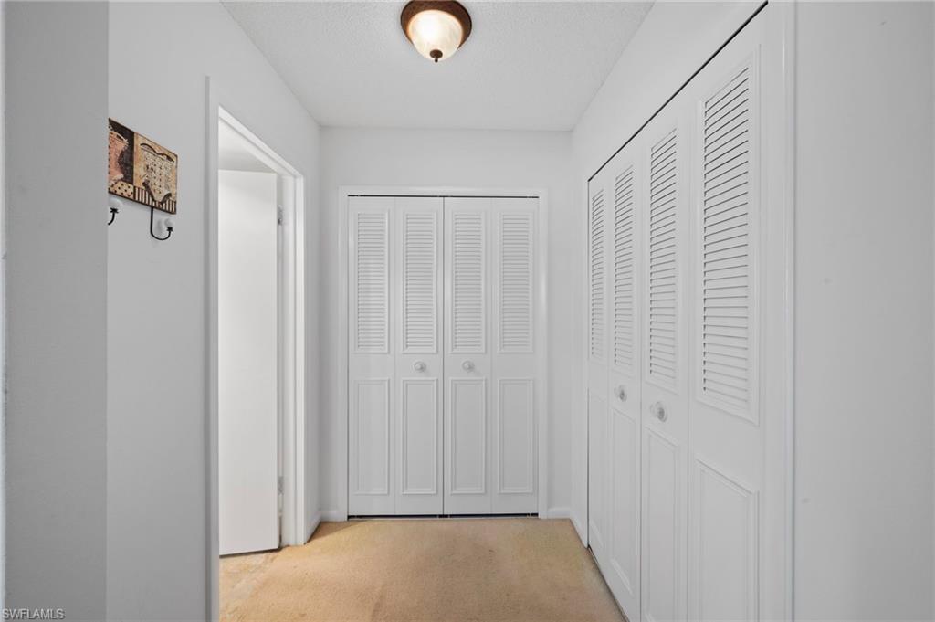 Primary bedroom closet space