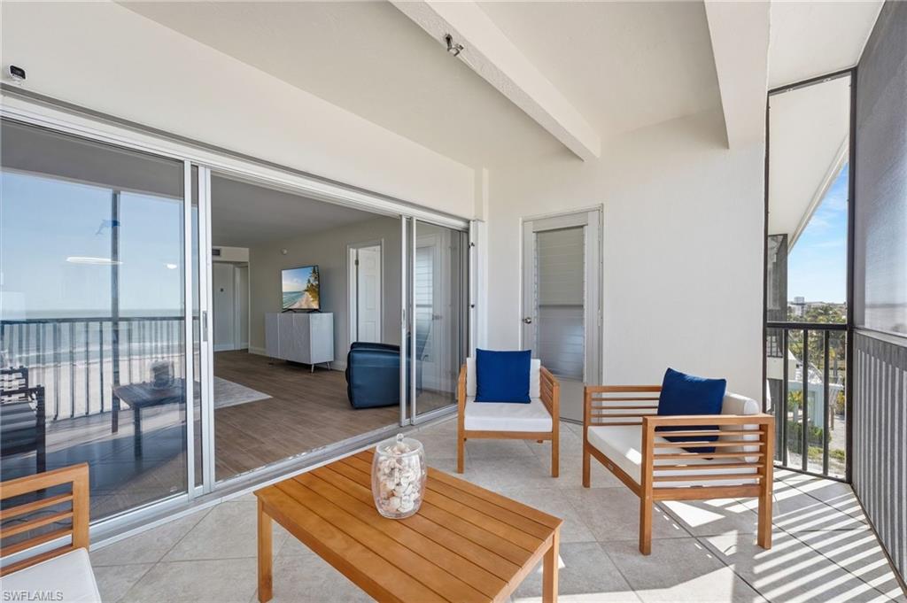 Balcony overlooking incredible gulf front views!