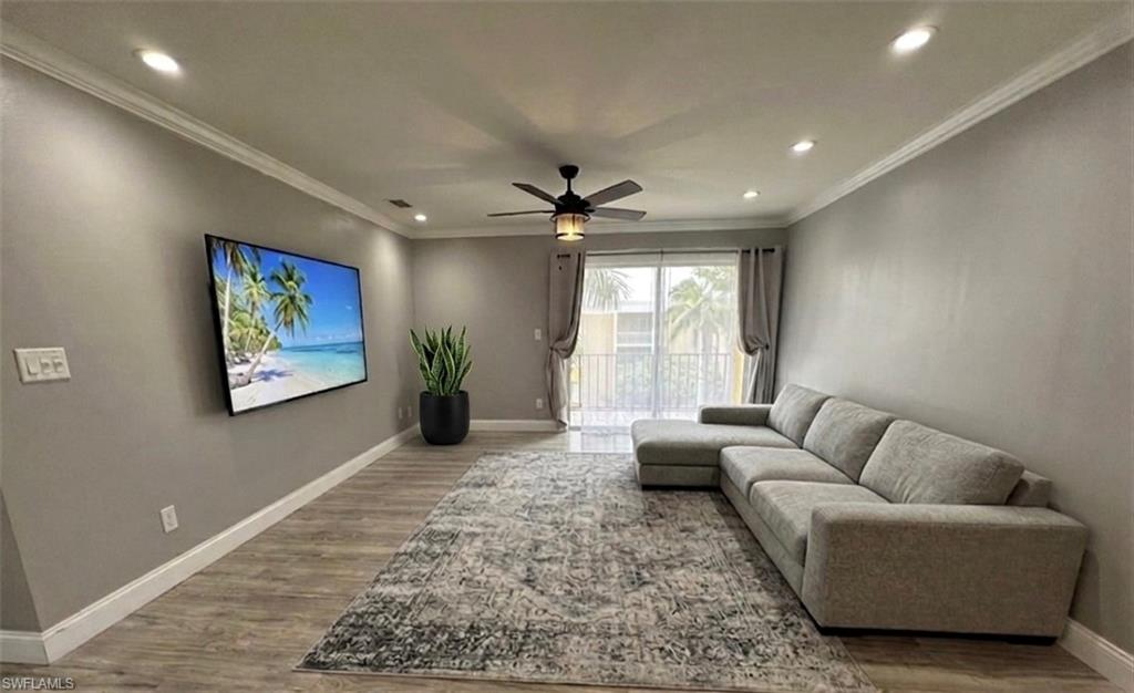 Virtually Staged Living Room