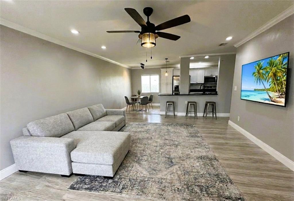 Virtually Staged Living Room