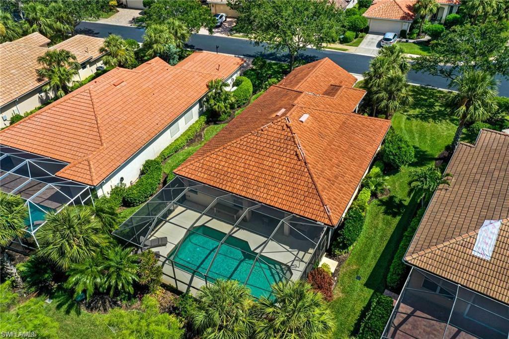 Aerial view of home