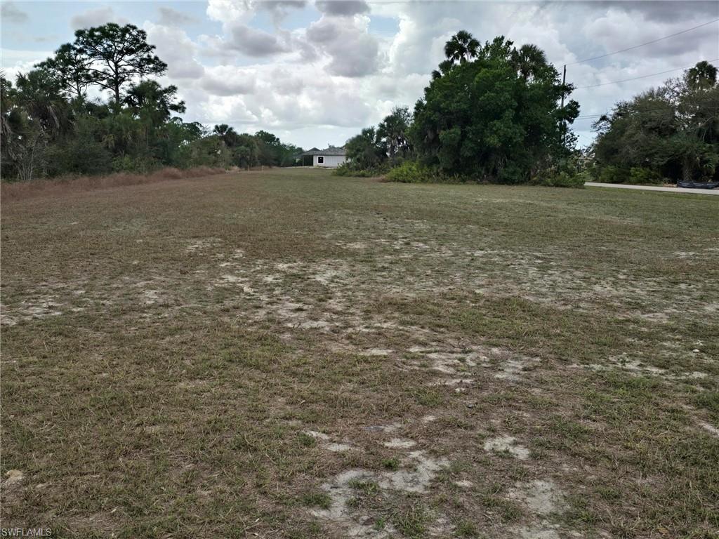 View of several vacant lots toward the West