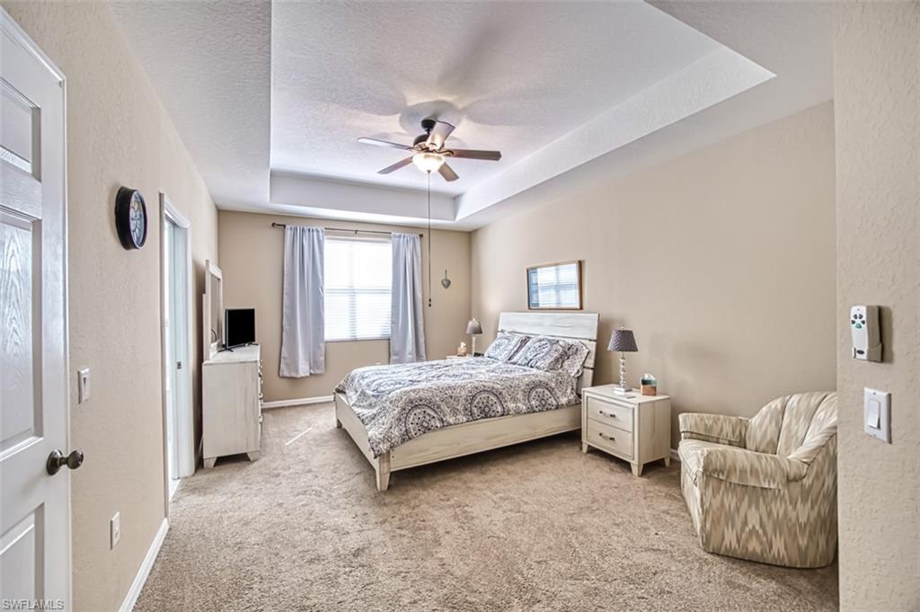 Large primary bedroom with 2 large walk in closets