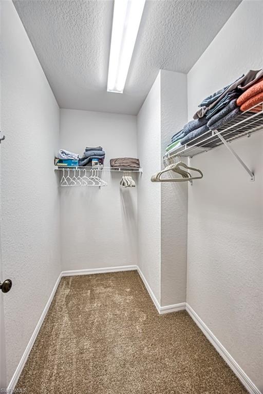 Guest room walk in closet