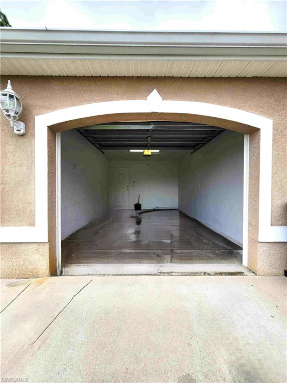 Garage with automatic opener