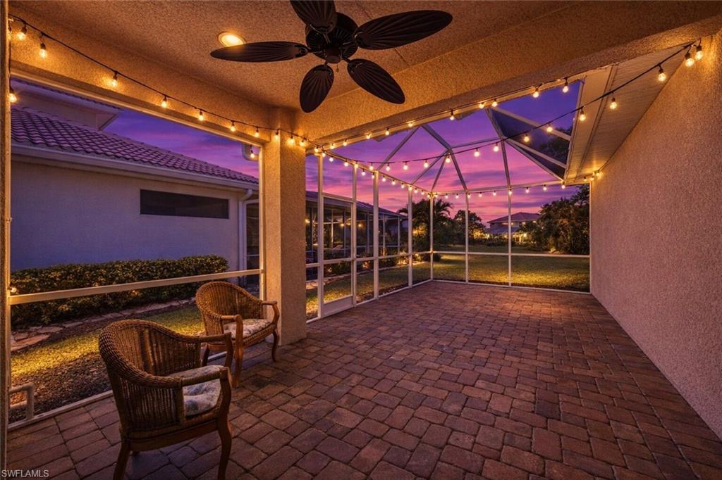 Evening on the lanai
