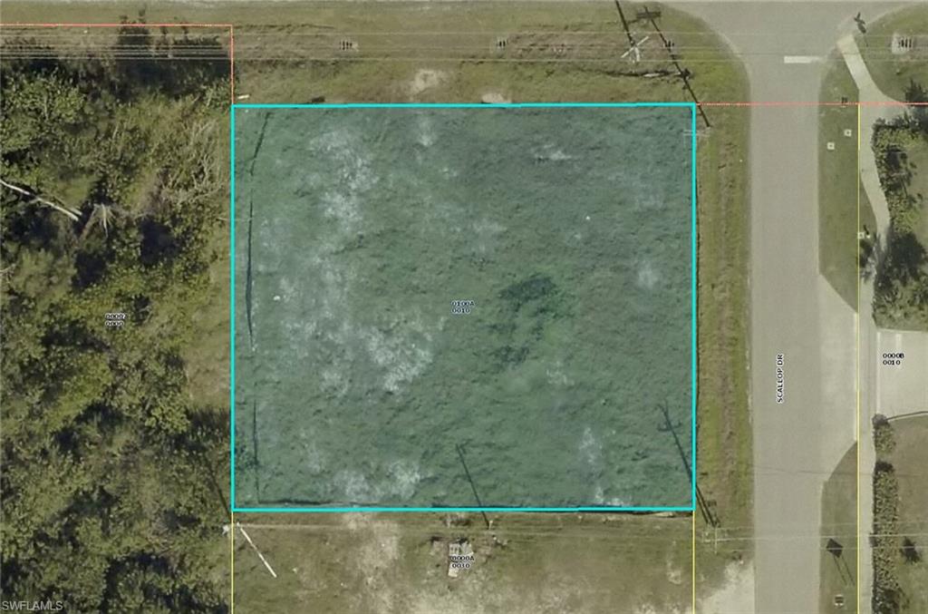 Aerial view of property's location featuring property boundaries highlighted