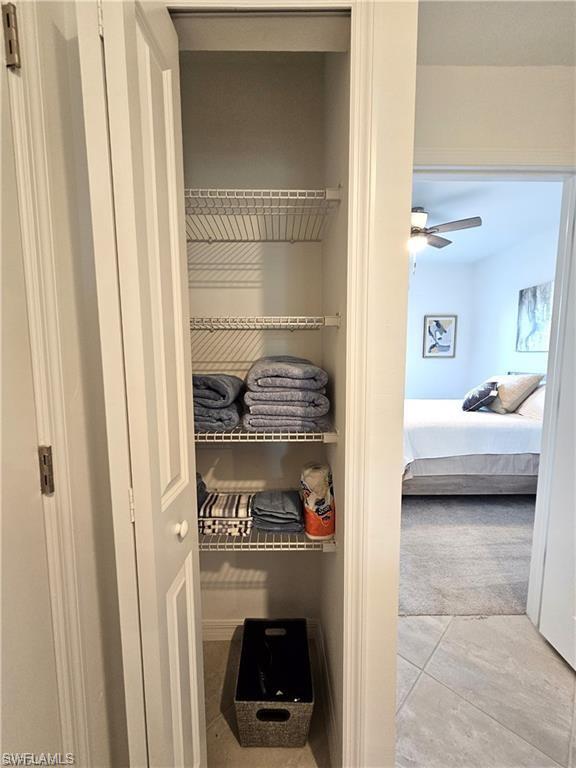 View of closet