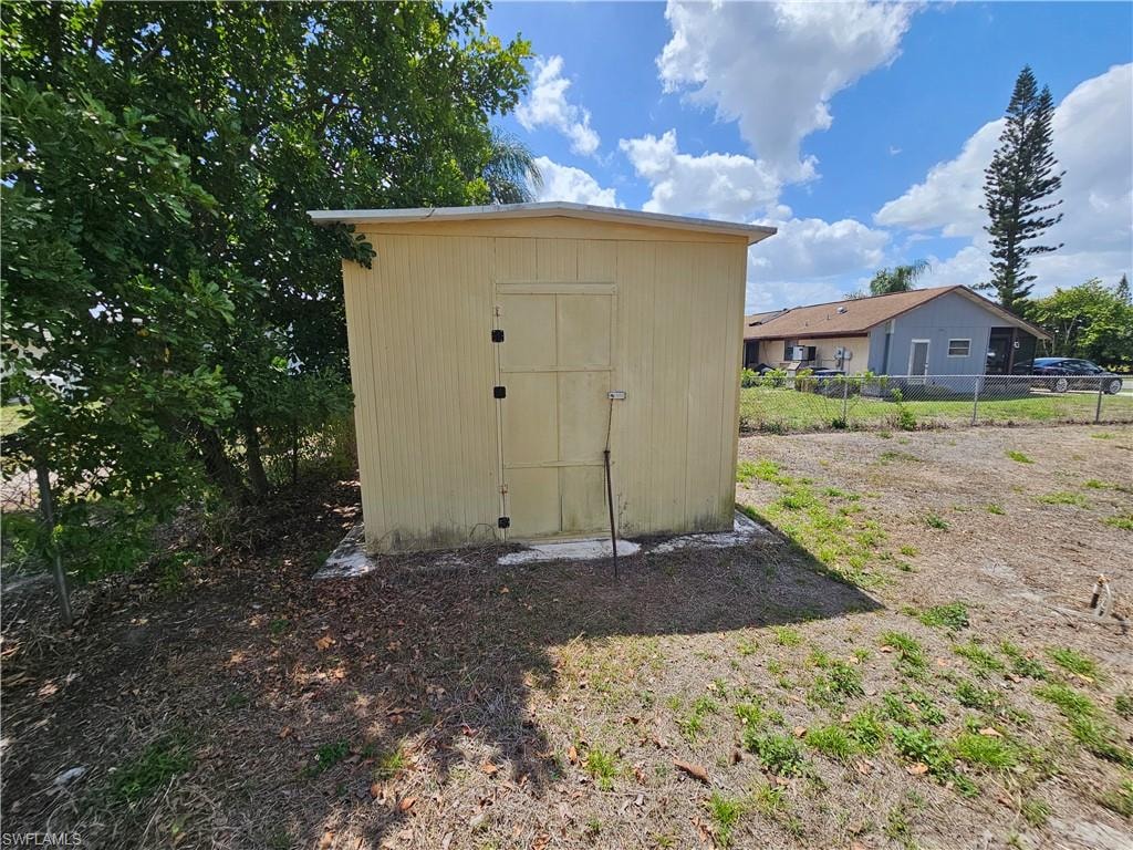 View of shed