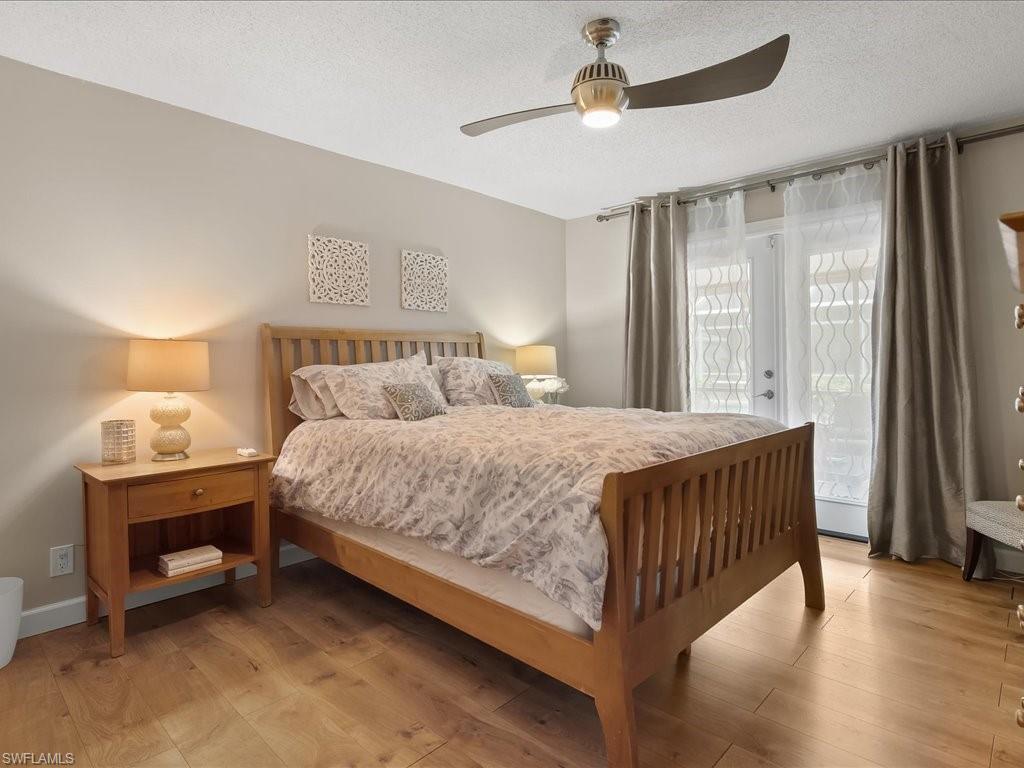 Primary bedroom with on suite and french doors