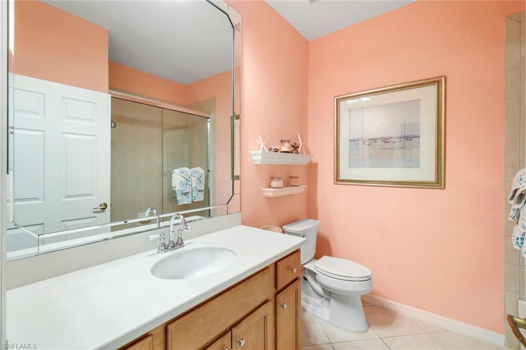 Guest bathroom with walk-in shower!