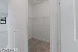 View of closet