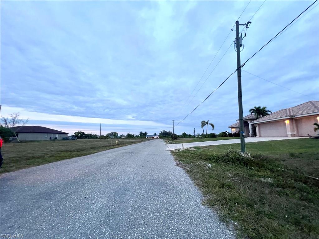 View of asphalt road