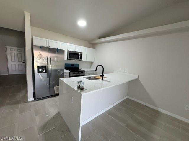 Waterfall kitchen island