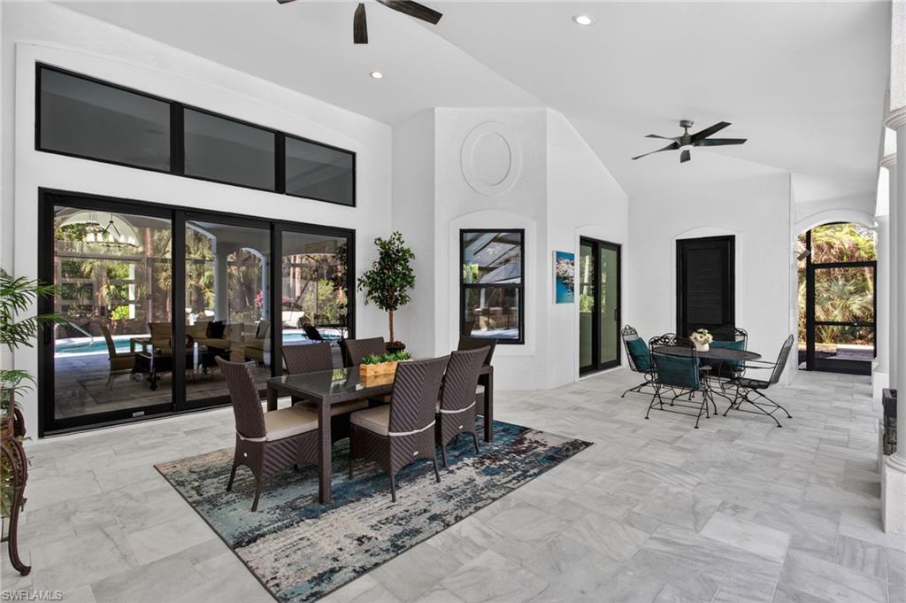 Sliders from the Primary Bedroom, Living Room, and Kitchen out to the lanai!