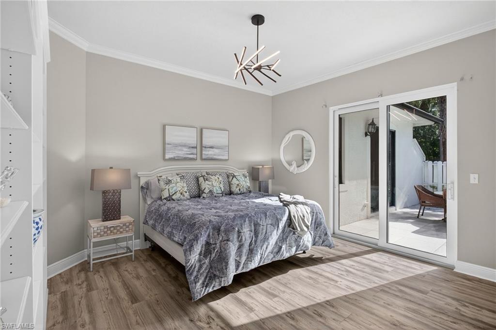 Bedroom #3 located on the east wing, with sliders out to the side open lanai!