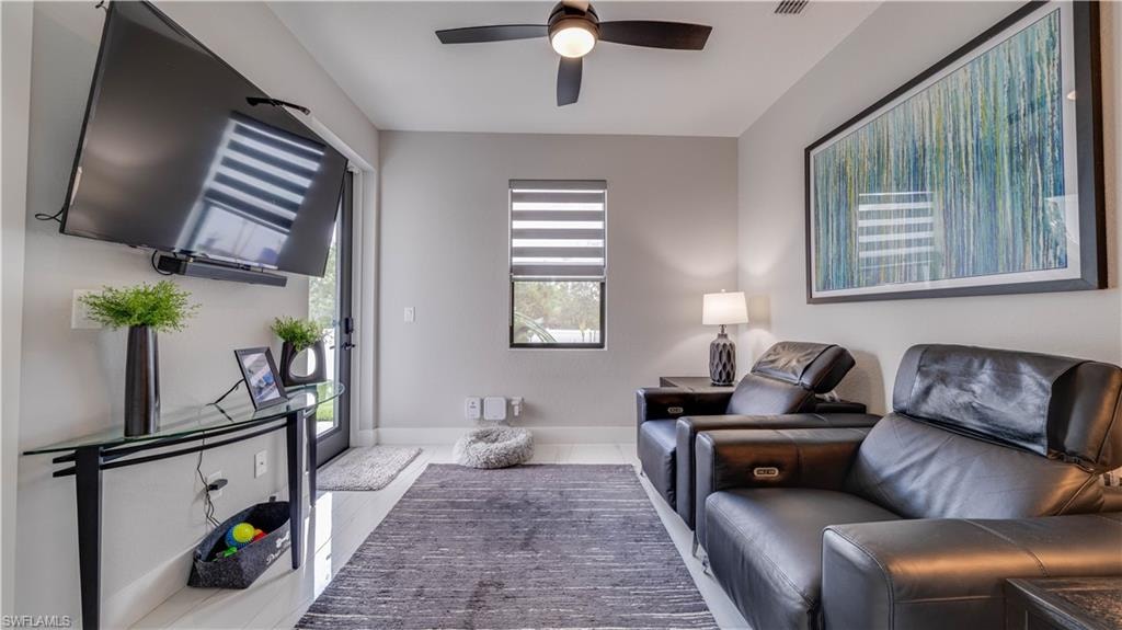Guest Bedroom 3 with walk in closet and private exterior door for easy access