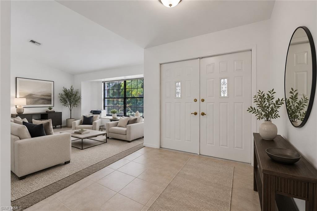 Virtually Staged Entryway. Formal Living/Dining to the left when you enter.