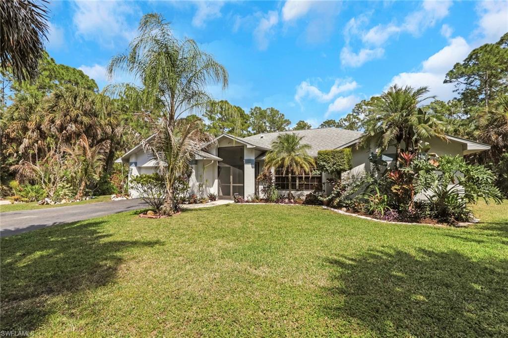Beautiful home with lush landscaping throughout the property. Home is nicely set back and fully private.