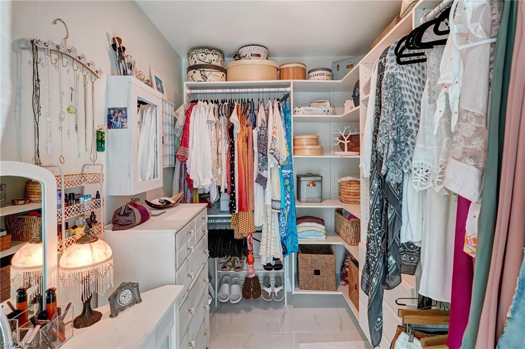View of spacious closet