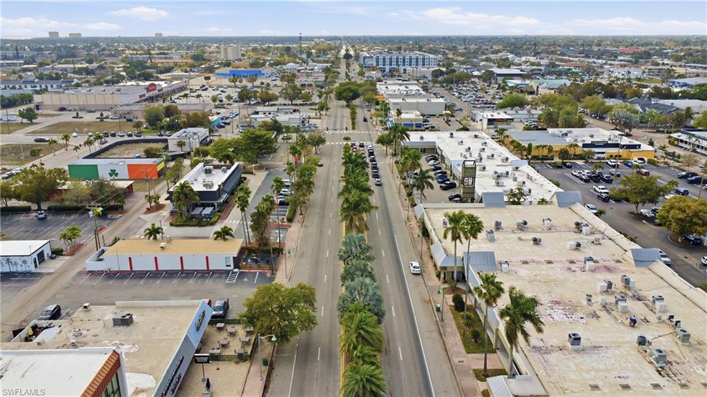 Aerial view of Downtown Cape Coral.
